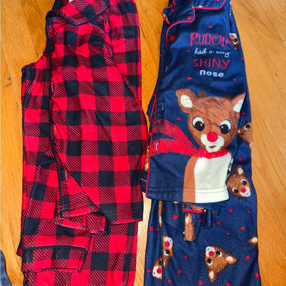 Kids Pajamas - Red and Blue